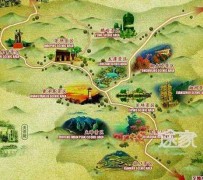眉山景点地图(长沙景点地图)